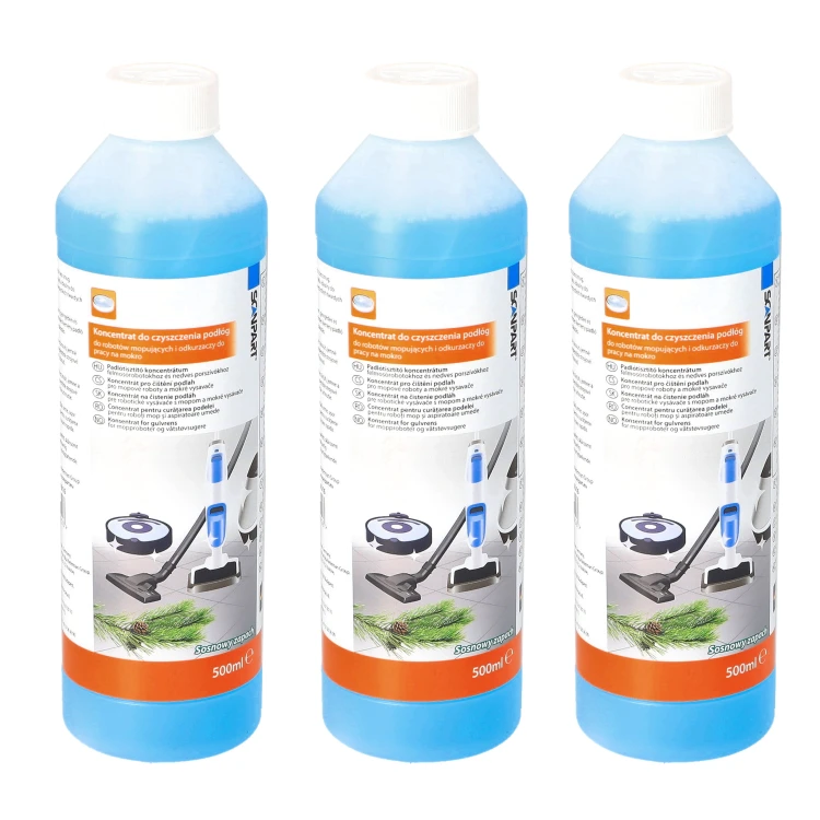 Płyn do robota mopującego Xiaomi iRobot Dyson Karcher 3x 500 ml 3 szt