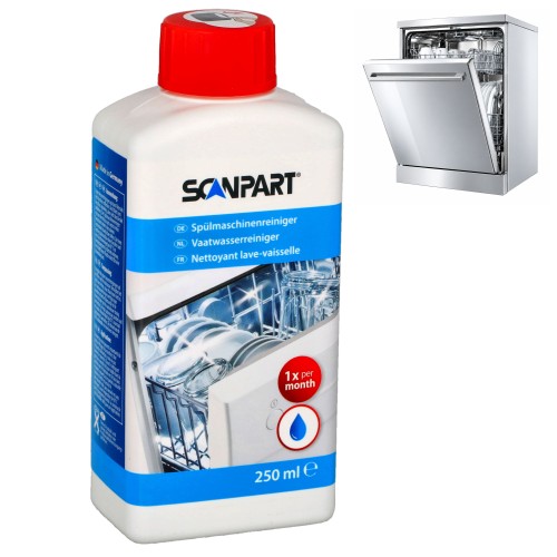 Płyn do czyszczenia zmywarki środek pielęgnujący uniwersalny Scanpart 250ml