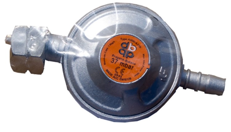 Reduktor gazowy butli gazu niskiego ciśnienia 37mbar RG A-310