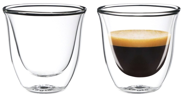dwie szklanki do ekspresso