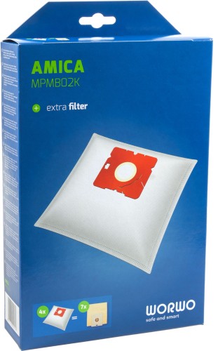 Worki do odkurzacza Amica Zonda VP 1051 VP 1052 MPMB02K Producent: WORWO opakowanie przód