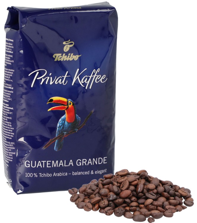 Kawa Tchibo Guatemala Latin Grande z ziarnami