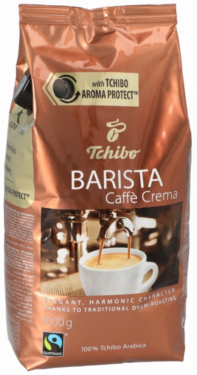 Tchibo Barista Caffe Crema 1kg przód