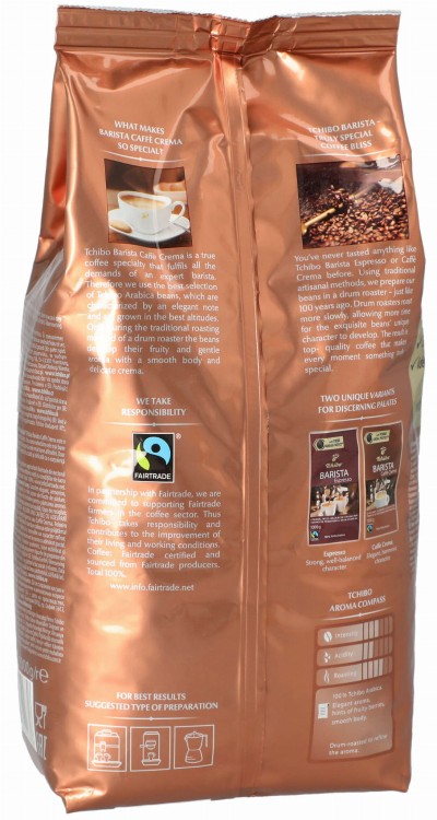 Tchibo Barista Caffe Crema 1kg tył