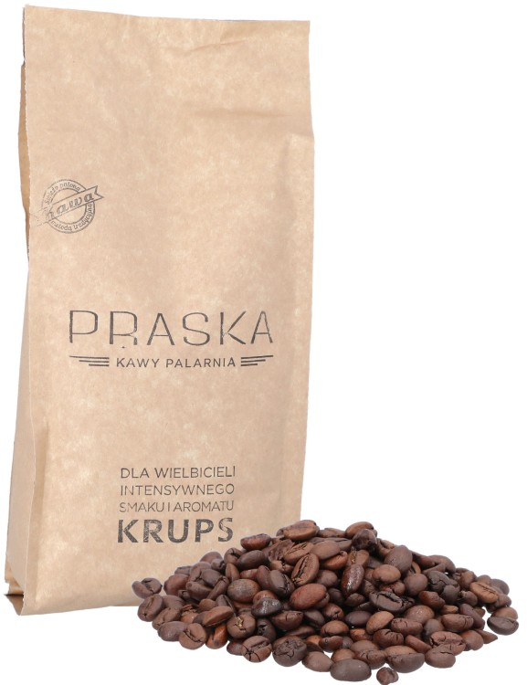 Kawa ziarnista Krups 1kg z ziarnami