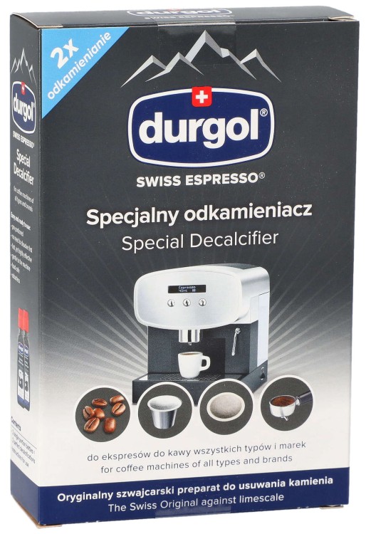 Odkamieniacz Durgol do ekspresów opakowanie