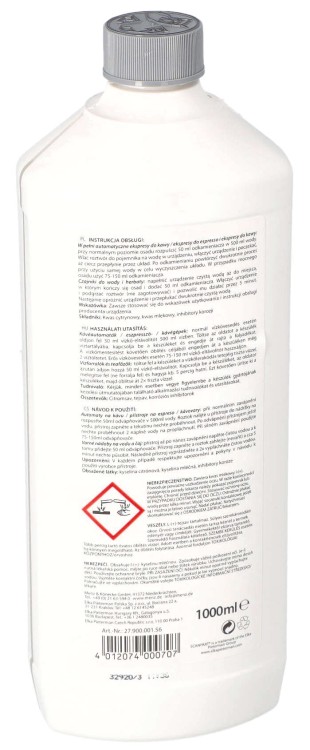 Płyn do odkamieniania ScanPart 1l opakowanie białe tył