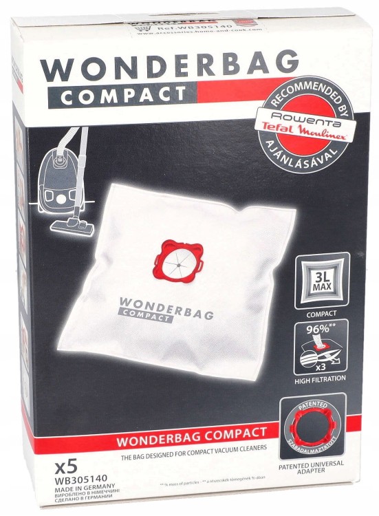 Opakowanie Worków Roventa Wonderbag Compact WB305140