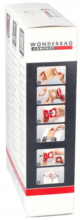 Bok 2 worków Roventa Wonderbag Compact WB305140 z instrukcją