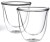 Szklanki termiczne do kawy espresso 2 szt 70ml CFL-655