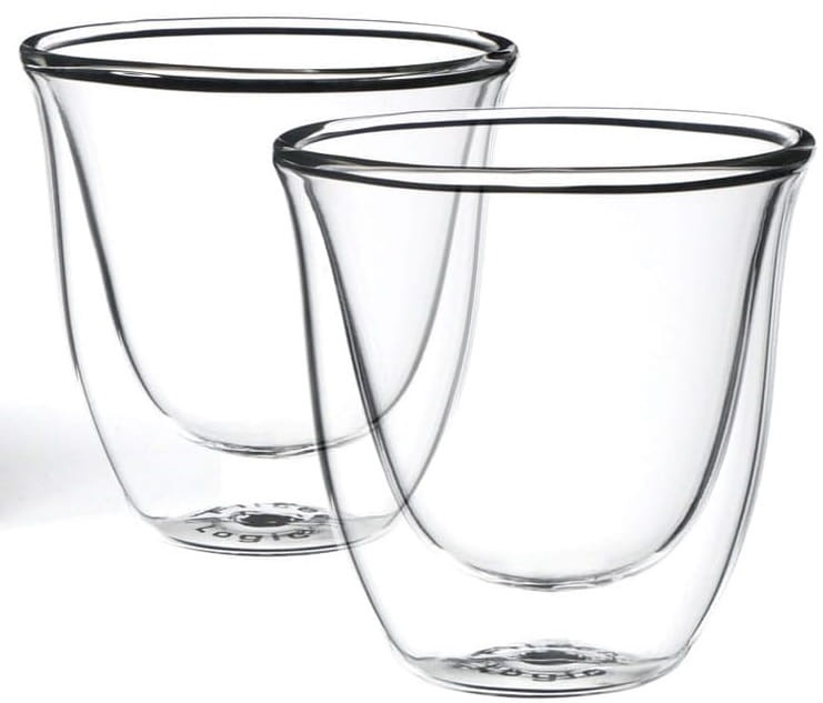 Szklanki termiczne do kawy espresso 2 szt 70ml CFL-655