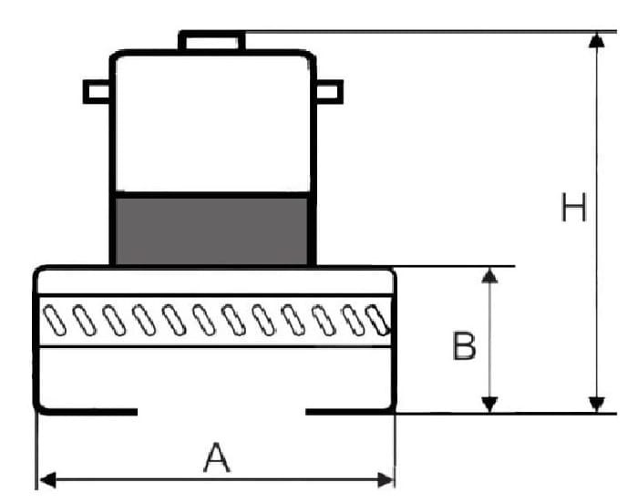 Silnik odkurzacza MPM Bora nowy typ MOD7 MOD9 MOD 13-36 silnik wymiary