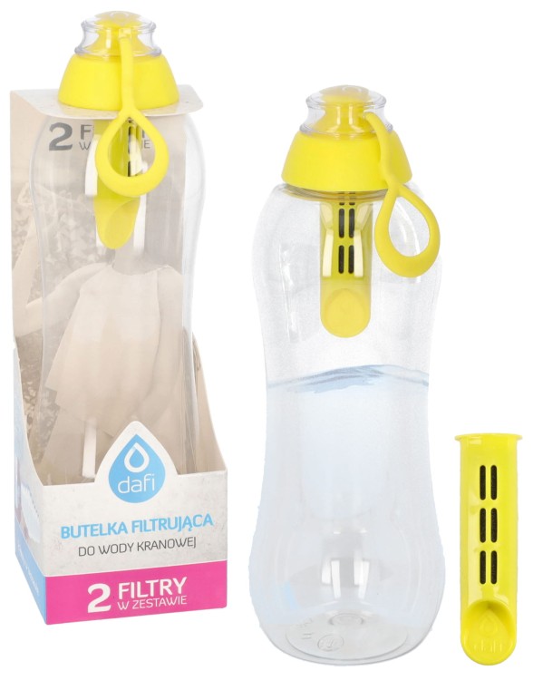 Butelka Dafi filtrująca do wody soft 0,7l +2 filtry cytrynowa