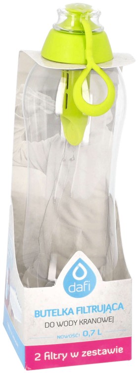 Butelka filtrująca do wody Dafi 0,7l zielona