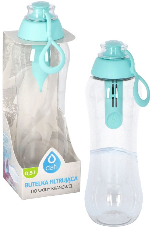 Butelka filtrująca do wody Dafi 0,5l miętowa + filtr