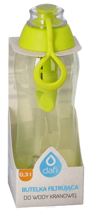 Butelka filtrująca do wody Dafi 0,3l zielona + 1 filtr widok 1
