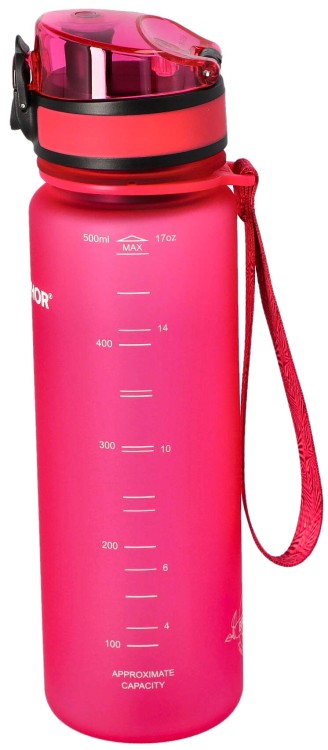 Butelka filtrująca do wody Aquaphor City różowa 500ml widok1