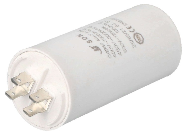 Kondensator rozruchowy do silnika 40uF 450V