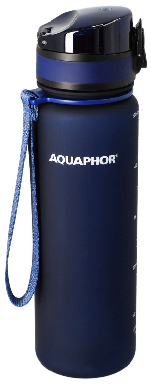 Butelka filtrująca Aquaphor City granatowa 500ml widok1