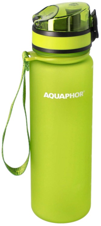 Butelka filtrująca do wody Aquaphor City limonkowa 500ml widok1