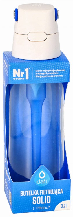 Butelka filtrująca Dafi Solid 0,7 Niebieska
