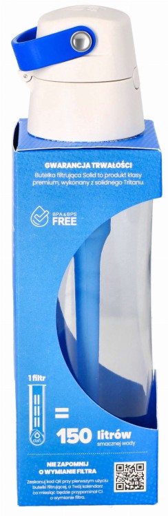 Butelka filtrująca Dafi Solid 0,7 Niebieska widok2