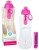 Butelka filtrująca do wody Dafi Soft 0,5L + 2 filtry flamingowa