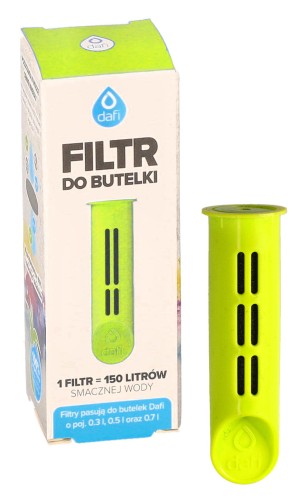 Filtr wody do butelki Dafi Soft Solid zielony 1szt