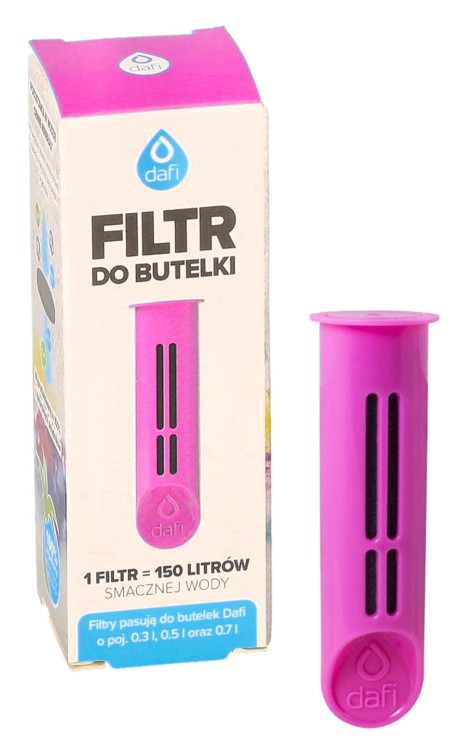 Filtr wody do butelki Dafi Soft Solid flamingowy 1szt