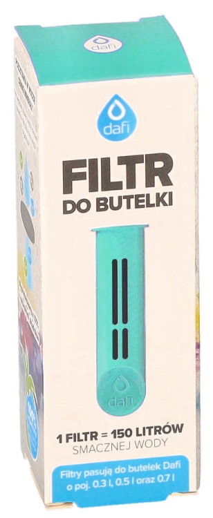 Filtr wody do butelki Dafi Soft Solid miętowy 1szt opakowanie
