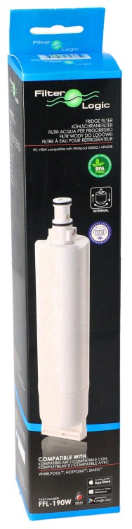 Filtr wody do lodówki Whirlpool SBS002 FilterLogic FFL-190W opakowanie widok1