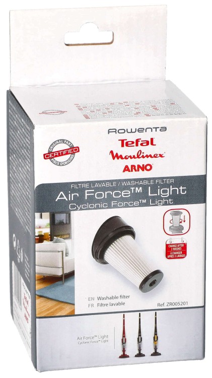 Filtr hepa do odkurzacza Rowenta Tefal Moulinex Arno ZR005201 opakowanie widok1