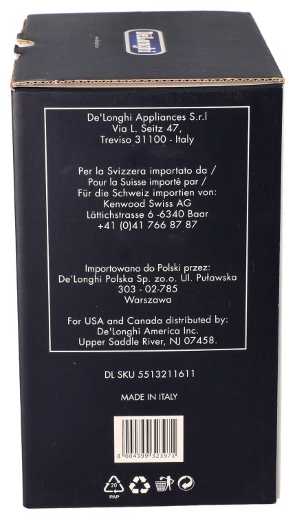 Pojemnik do ekspresu Delonghi DLSC023 5513211611 na mleko opakowanie widok3