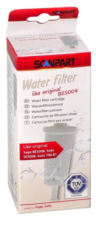 Filtr wody Scanpart do ekspresu Sage BES008 SES008 opakowanie widok1