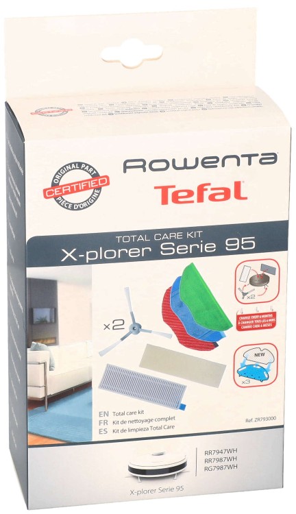Zestaw akcesorii do odkurzacza Tefal Rowenta X-plorer serie 95 opakowanie widok1