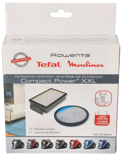 Filtry do odkurzacza Tefal Compact Power XXL ZR780000 opakowanie widok 1