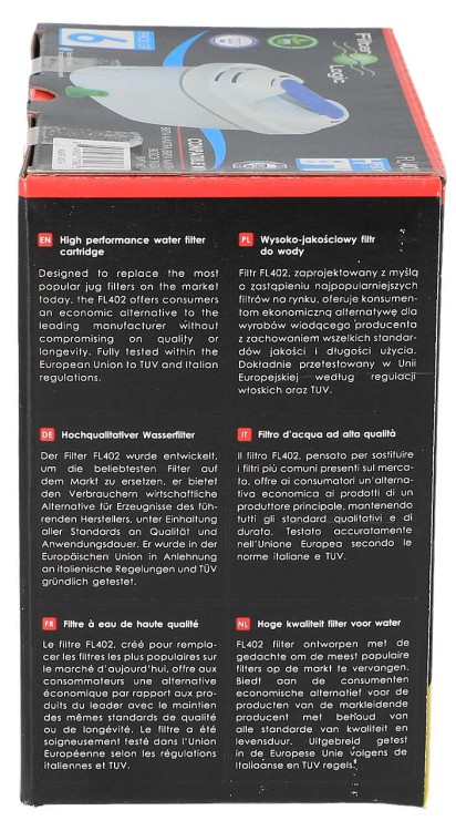 Filtr do wody FilterLogic FL402 do dzbanka 6 szt opakowanie widok 3