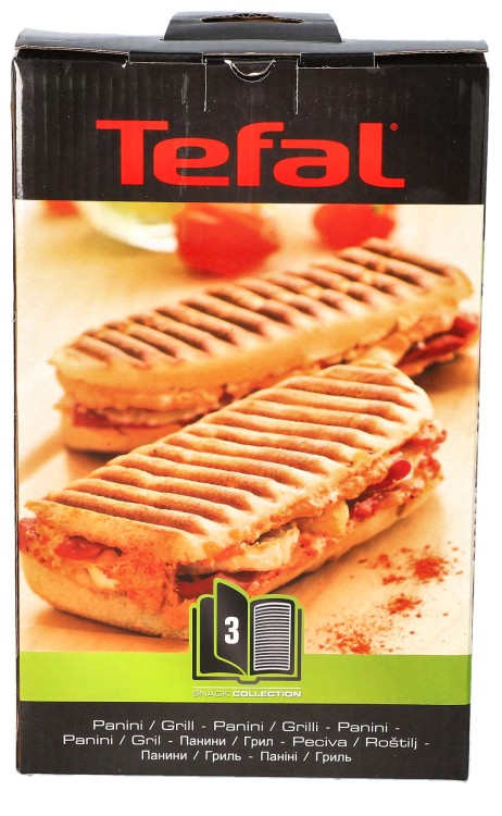Płyty Tefal do panini Snack Collection XA800312 opakowanie widok 2