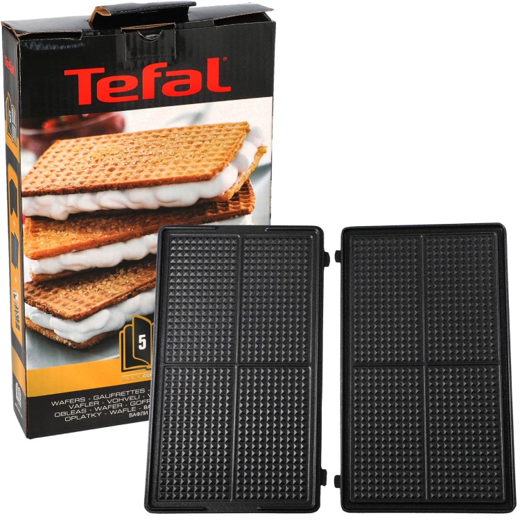Płyty Tefal do wafli prostokąty Snack Collection XA800512