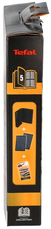 Płyty Tefal do wafli prostokąty Snack Collection XA800512 opakowanie widok 3