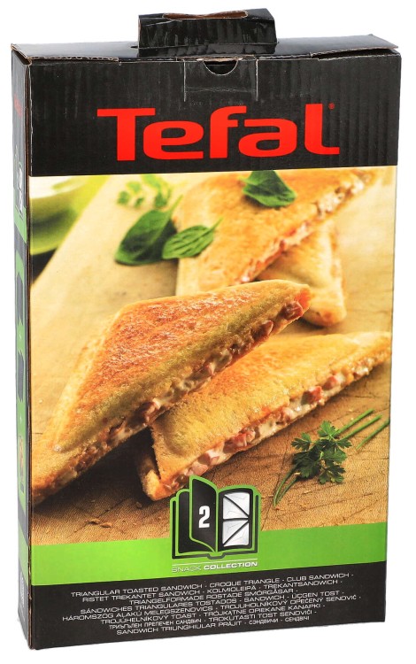 Płyty Tefal do tostów Snack Collection XA800212 opakowanie widok 1