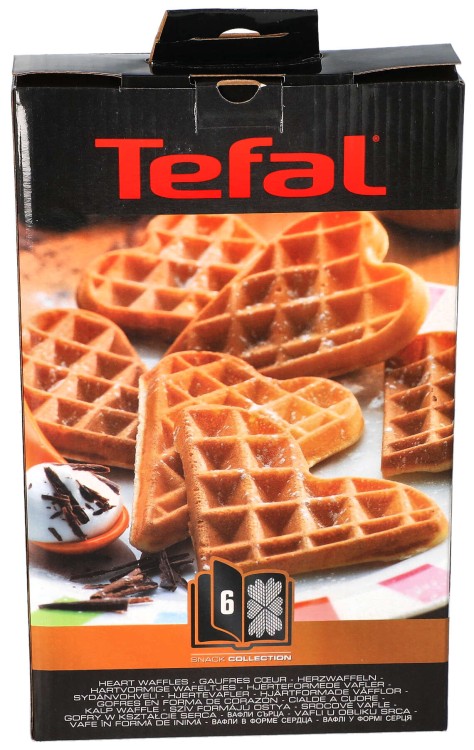 Płyty Tefal do gofrów serca Snack Collection XA800612 opakowanie widok 2
