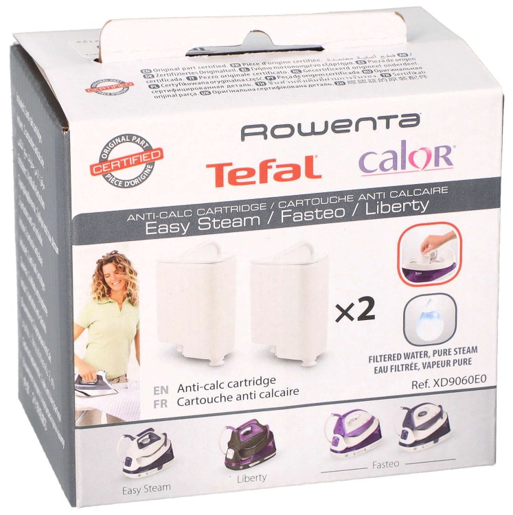 Wkład antywapienny do żelazka TEFAL XD9060E0 2szt opakowanie widok 1