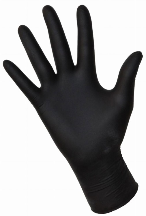 Rękawiczka gumowa nitrylowa bezpudrowa rozmiar L 37923