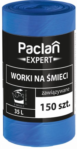 Worki na śmieci biodegradowalne Paclan 35l 150szt 37794 widok 2