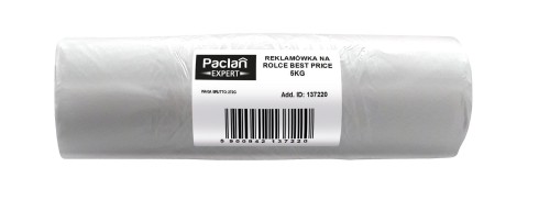 Reklamówki foliowe na rolce mocne do 5 kg Paclan 37220