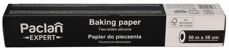 Papier do pieczenia Paclan 50 m silikonowany opakowanie widok 2