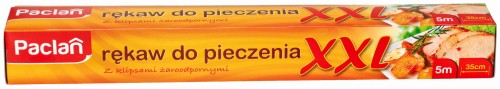 Rękaw do pieczenia Paclan 500 cm x 35 cm XXL 33598 opakowanie widok 1