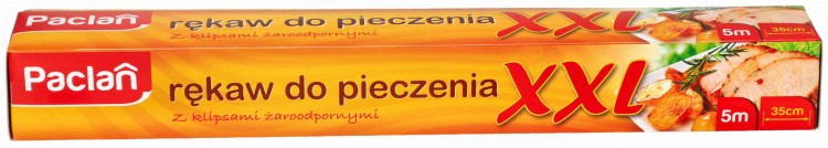 Rękaw do pieczenia Paclan 500 cm x 35 cm XXL 33598 opakowanie widok 1