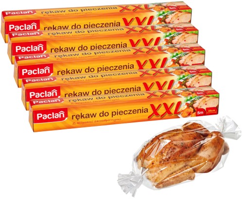 Rękaw do pieczenia Paclan 500 cm x 35 cm XXL 33598 x5